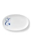 Royal Copenhagen Alphabet Coll Oval Assiette In Blue