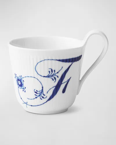Royal Copenhagen Alphabet Fluted Mug In Mug F