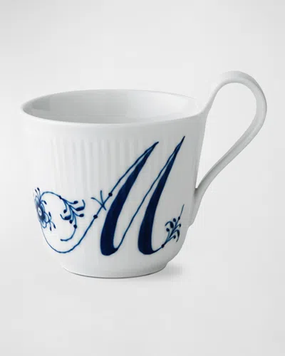 Royal Copenhagen Alphabet Fluted Mug In Mug M