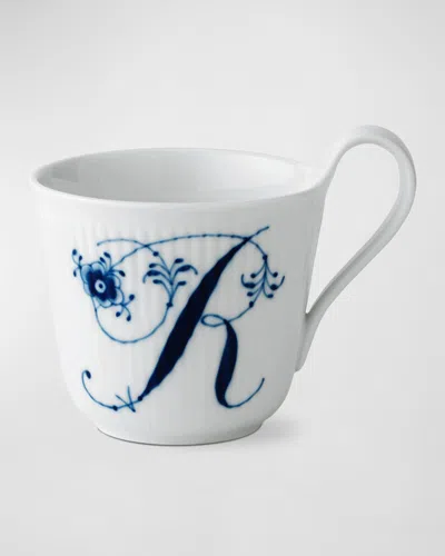 Royal Copenhagen Alphabet Fluted Mug In Mug R