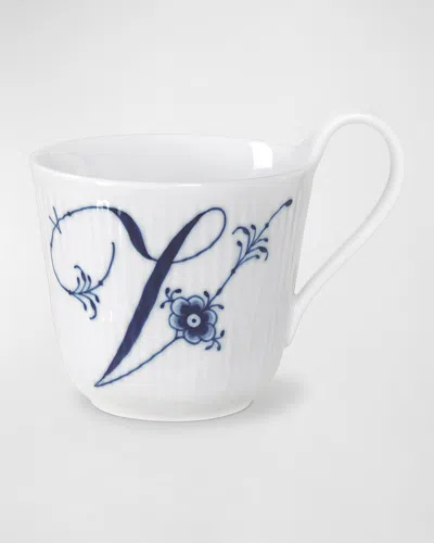 Royal Copenhagen Alphabet Fluted Mug In Mug V