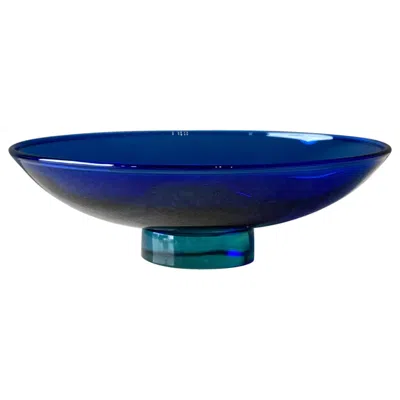 Pre-owned Royal Copenhagen Anja Kjær For  Crystal Bowl In Purple