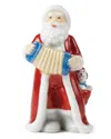 Royal Copenhagen Annual Santa Figurine 2024 With Holiday Tune In Multicolor