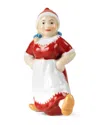 Royal Copenhagen Discontinued  Annual Santa's Wife Figurine In Multicolor