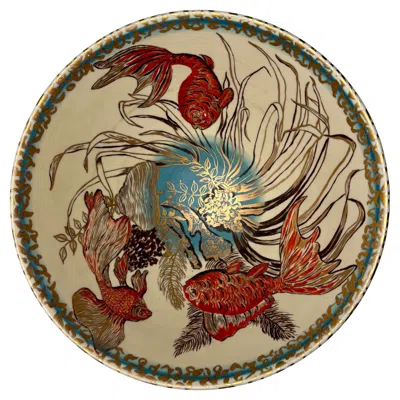 Pre-owned Royal Copenhagen Antique  Bowl, Art Nouveau, Hand-painted, 1932 In Brown