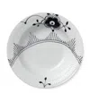 Royal Copenhagen Black Fluted Mega Deep Plate In Black