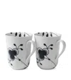 Royal Copenhagen Black Fluted Mega Mug In Black