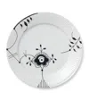 Royal Copenhagen Black Fluted Mega Plate In Black