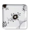 Royal Copenhagen Black Fluted Mega Square Plate In Black