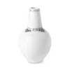Royal Copenhagen Black Lace Vase In Multi