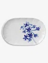 Royal Copenhagen Blomst Hosta Oval Porcelain Dish 24cm