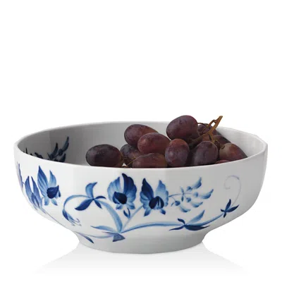 Royal Copenhagen Blomst Sweet Pea Serving Bowl In Two-tone