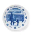 Royal Copenhagen Blue Collectables Christmas Plaquette 2025 In Blue