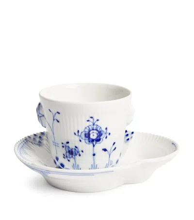 Royal Copenhagen Blue Elements Espresso Cup And Saucer