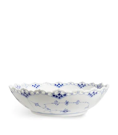 Royal Copenhagen Blue Fluted Full Lace Bowl