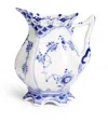 Royal Copenhagen Blue Fluted Full Lace Cream Jug In Blue