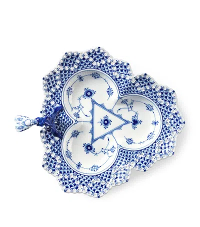 Royal Copenhagen Blue Fluted Full Lace Plate