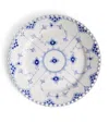 Royal Copenhagen Blue Fluted Full Lace Plate In Blue