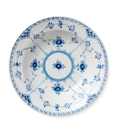 Royal Copenhagen Blue Fluted Half Lace Deep Plate