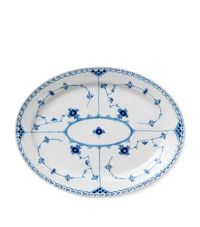 Royal Copenhagen Blue Fluted Half Lace Dish
