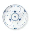Royal Copenhagen Blue Fluted Half Lace Shallow Bowl In Blue