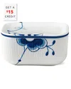 Royal Copenhagen Blue Fluted Mega Butter Jar With Lid