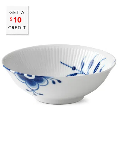ROYAL COPENHAGEN ROYAL COPENHAGEN BLUE FLUTED MEGA CEREAL BOWL WITH $10 CREDIT