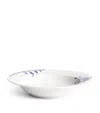 Royal Copenhagen Blue Fluted Mega Deep Plate In Blue