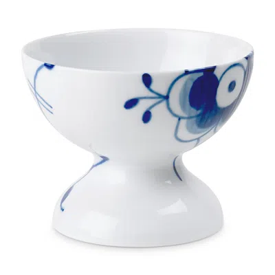 Royal Copenhagen Blue Fluted Mega Footed Bowl In Multi