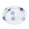 Royal Copenhagen Blue Fluted Mega Oval Platter In Blue/white