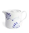 Royal Copenhagen Blue Fluted Mega Teapot In Blue