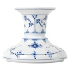 Royal Copenhagen Blue Fluted Plain 2.95 Candle Holder In Blue