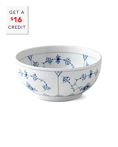 Royal Copenhagen Blue Fluted Plain Bowl