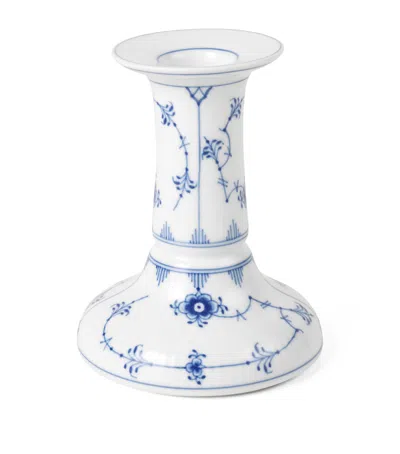 Royal Copenhagen Blue Fluted Plain Candle Holder