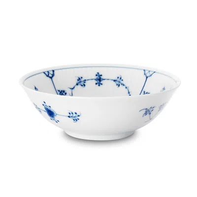 Royal Copenhagen Blue Fluted Plain Cereal Bowl In Blue/white