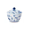 Royal Copenhagen Blue Fluted Plain Covered Sugar Bowl In Blue/white