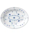 Royal Copenhagen Blue Fluted Plain Oval Platter Large