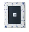 Royal Copenhagen Blue Fluted Plain Photo Frame In Blue