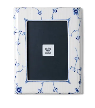 Royal Copenhagen Blue Fluted Plain Photo Frame