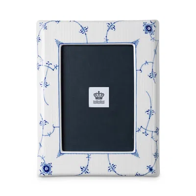 Royal Copenhagen Blue Fluted Plain Picture Frame, 4 X 6