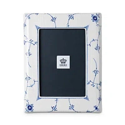 Royal Copenhagen Blue Fluted Plain Picture Frame, 4 X 6