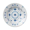 Royal Copenhagen Blue Fluted Plain Rim Soup Plate In Blue/white