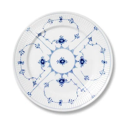 Royal Copenhagen Blue Fluted Plain Salad Plate, 7.5 In Blue/white