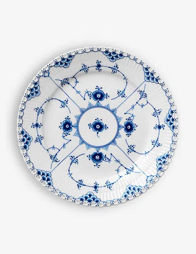 Royal Copenhagen Blue Full Lace Round Porcelain Plate 19cm