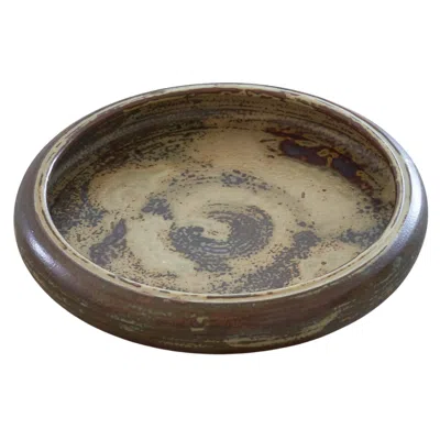 Pre-owned Royal Copenhagen Carl Hallier Danish Mid Century Studio Pottery Bowl  1950s In Gray