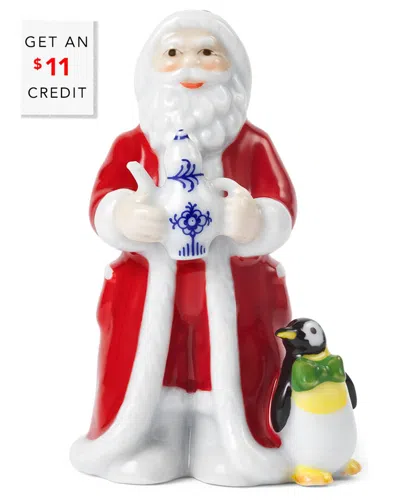 Royal Copenhagen Christmas Decor Santa Figurine 2025 With $11 Credit In Red