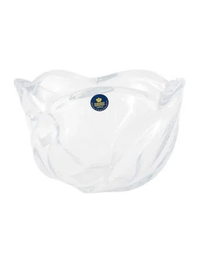Pre-owned Royal Copenhagen Crystal Galaxy Centerpiece Bowl In Transparent