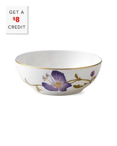 Royal Copenhagen Flora Pansy Cereal Bowl