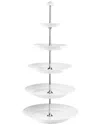 Royal Copenhagen Fluted 5 Layer Etagere In White