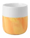 Royal Copenhagen Fluted Contrast Fiery Yellow Marble Mug